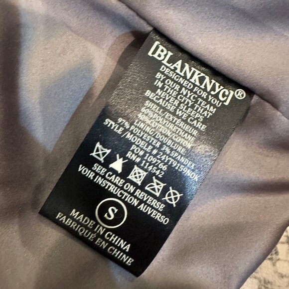 BLANK NYC WOMENS SMALL FAUX LEATHER SNAKE SKIN JACKET COAT - Picture 8 of 9